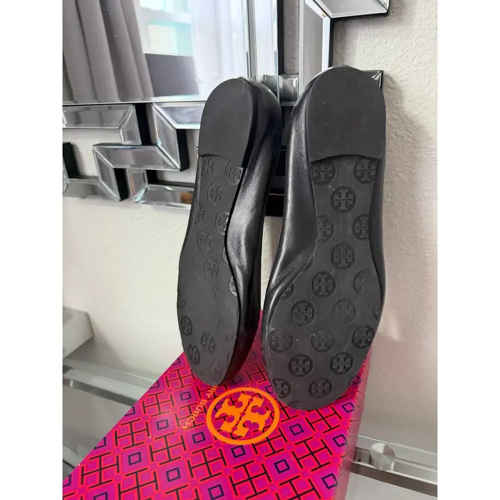 Tory Burch Ballet Flats Size 8.5 Black